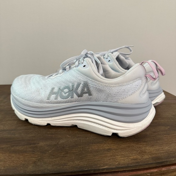 Hoka Gaviota 5 Running Shoes.
Women's Size 10D Color Sea
Ice/Pink Twilight - Picture 3 of 11